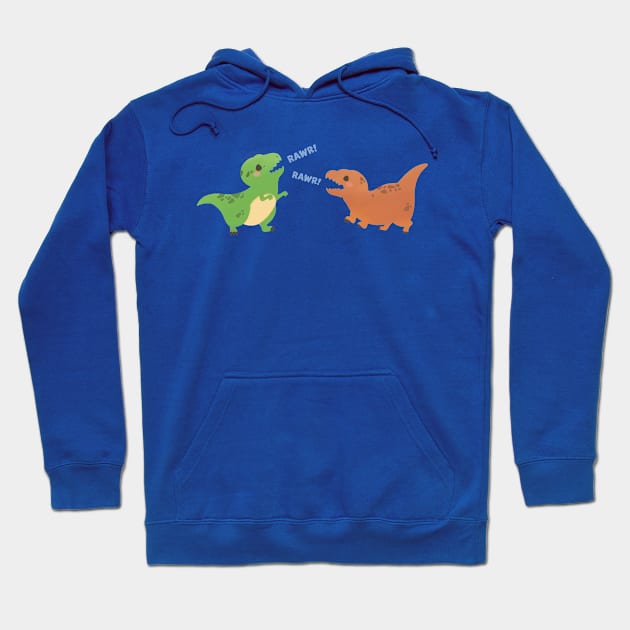 Cute Dinosaurs Rawr! Hoodie by awesomesaucebysandy